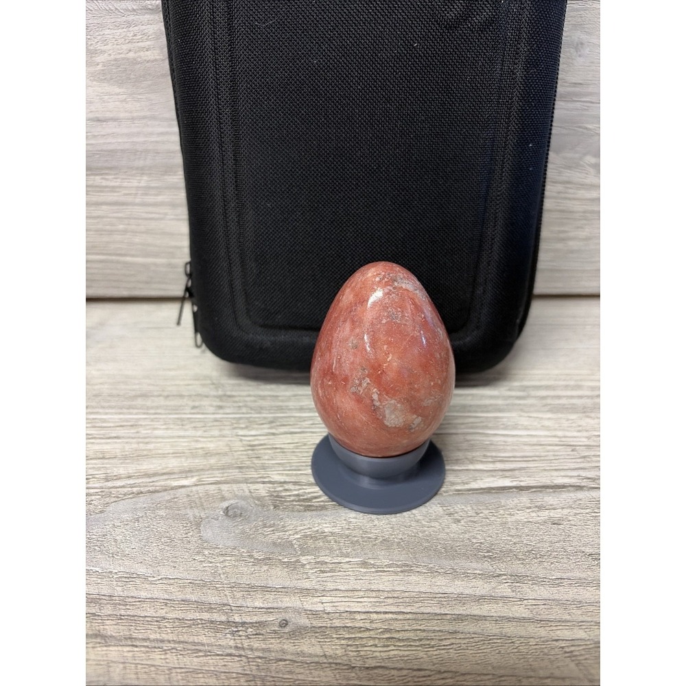Lot Of 6 Eggs Stone Marble Alabaster Granite Multi Color (e8-01) - Picture 14 of 16